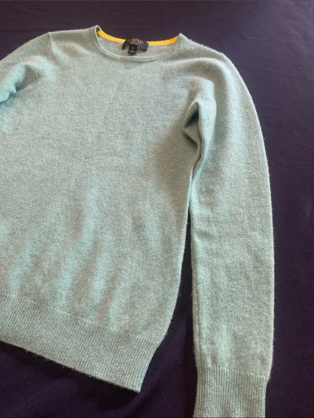 Tiffany blue charter club luxury cashmere xs sweater